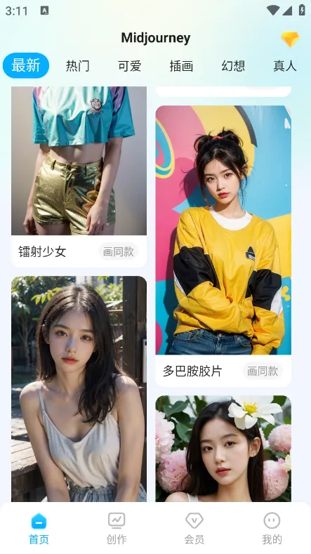 Midjourney(����AI����)v1.1 �ٷ���