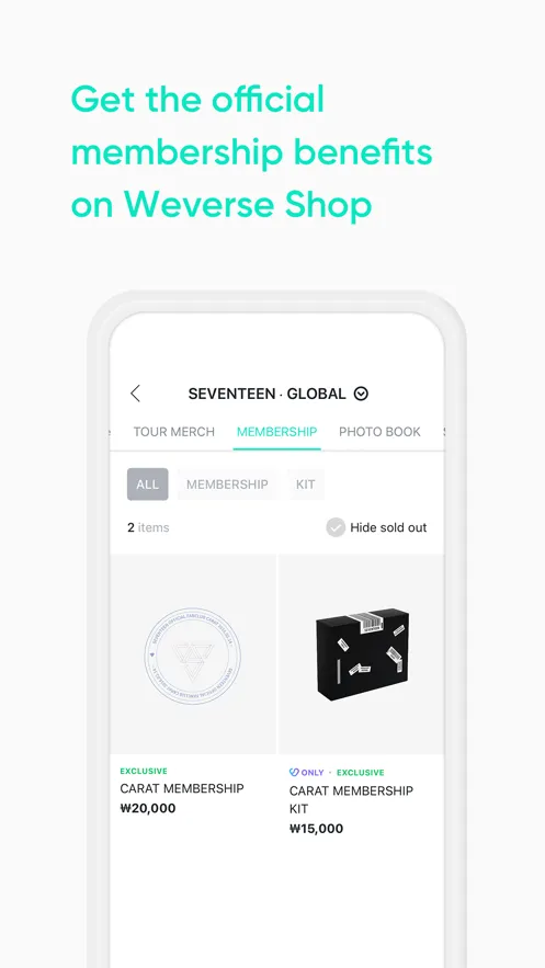 Weverse Shop(׷�ǹ���ƽ̨)